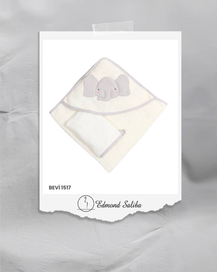 Hooded towels white elephant 1520E