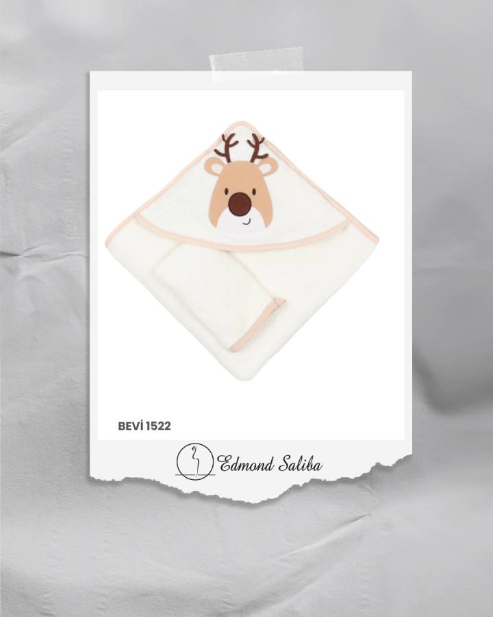 Hooded towels reindeer 1522E