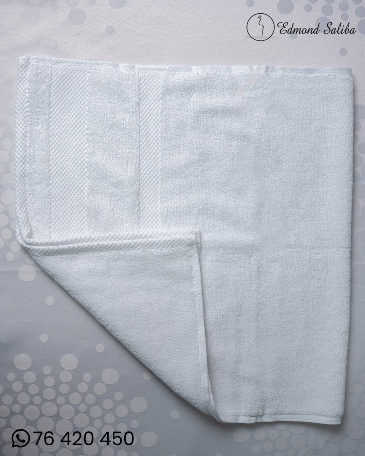 Towels blans de lit by Edmond saliba