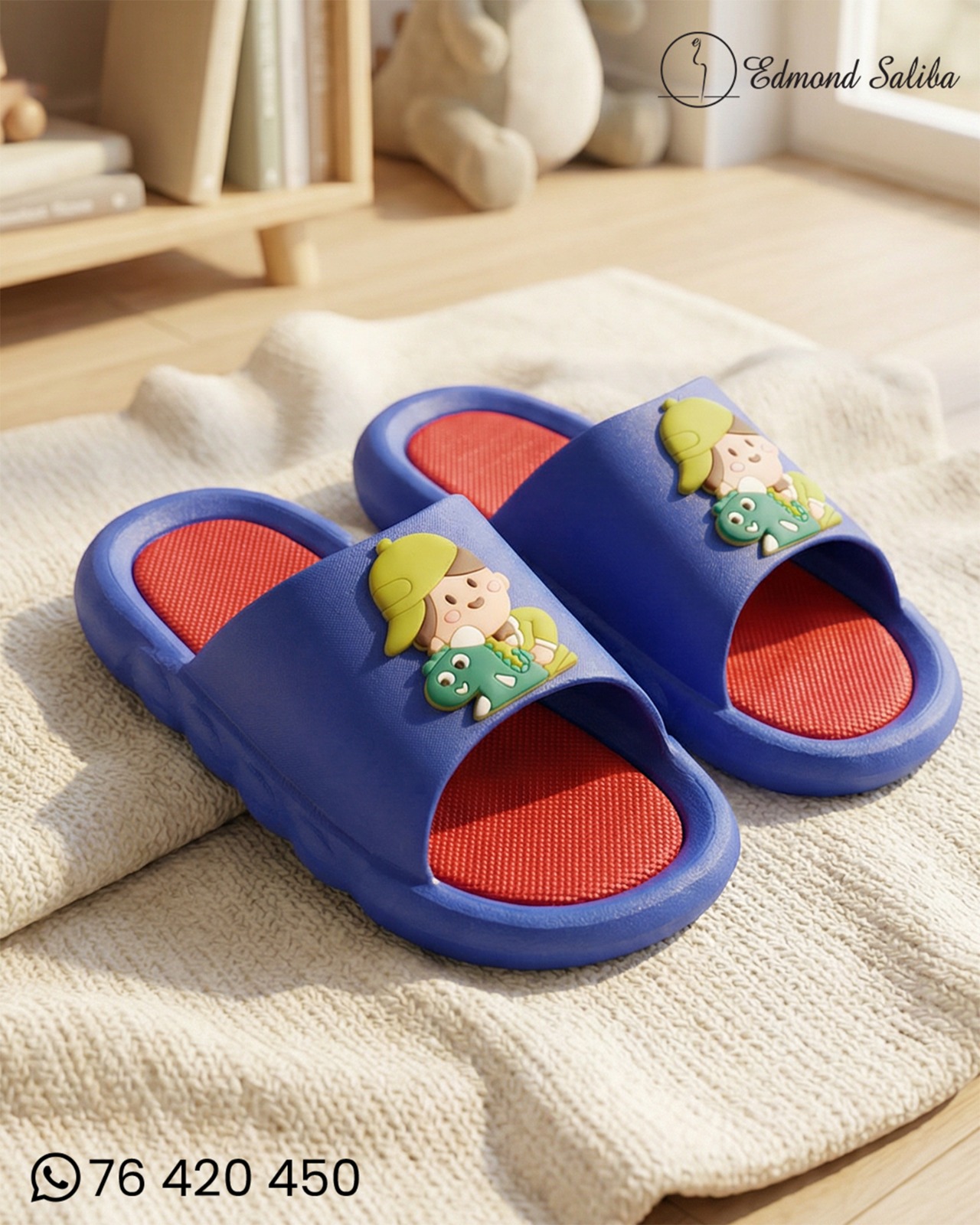 Slippers kids boy dino