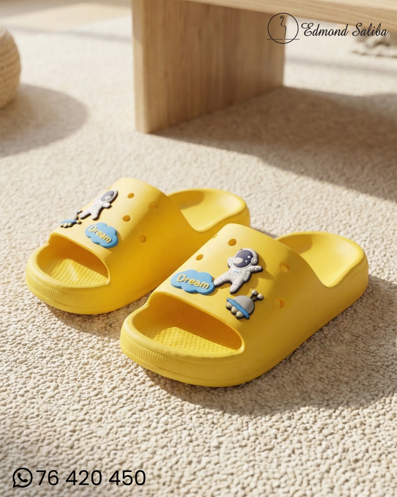 Slippers kids space design