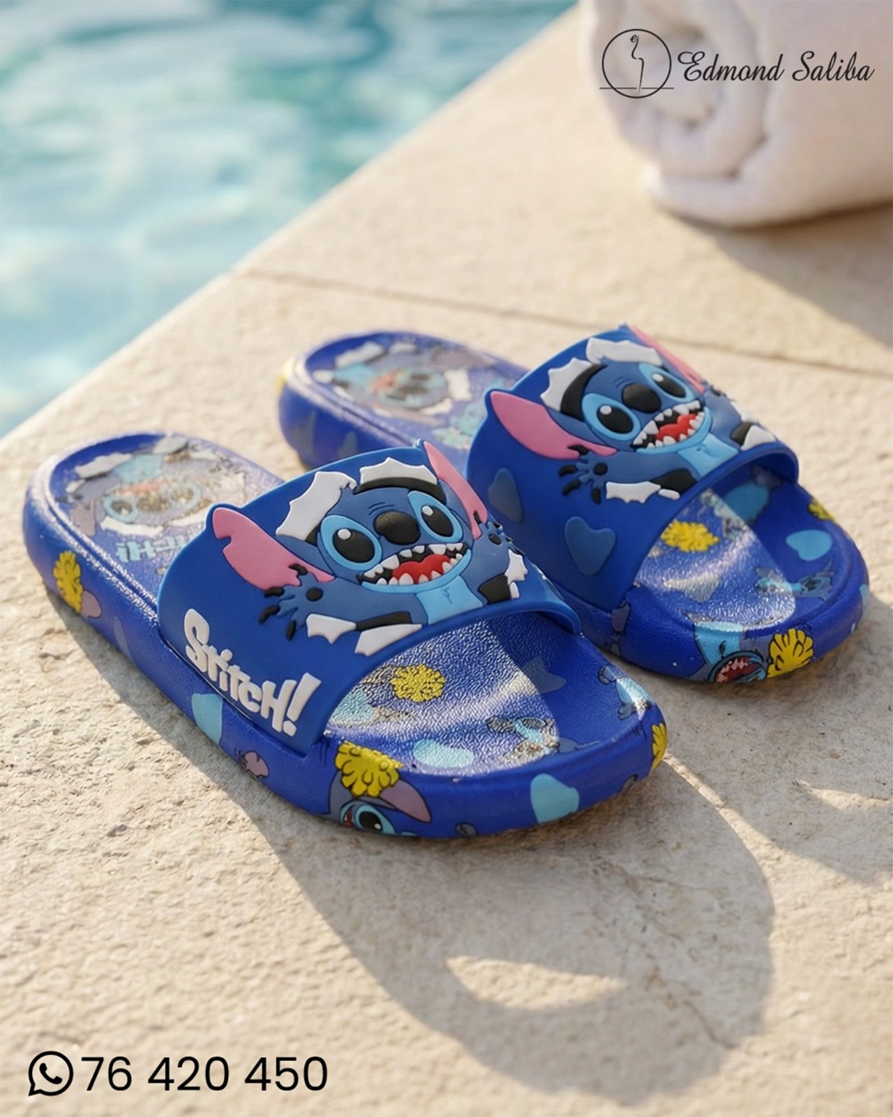 Slippers kids stitch design