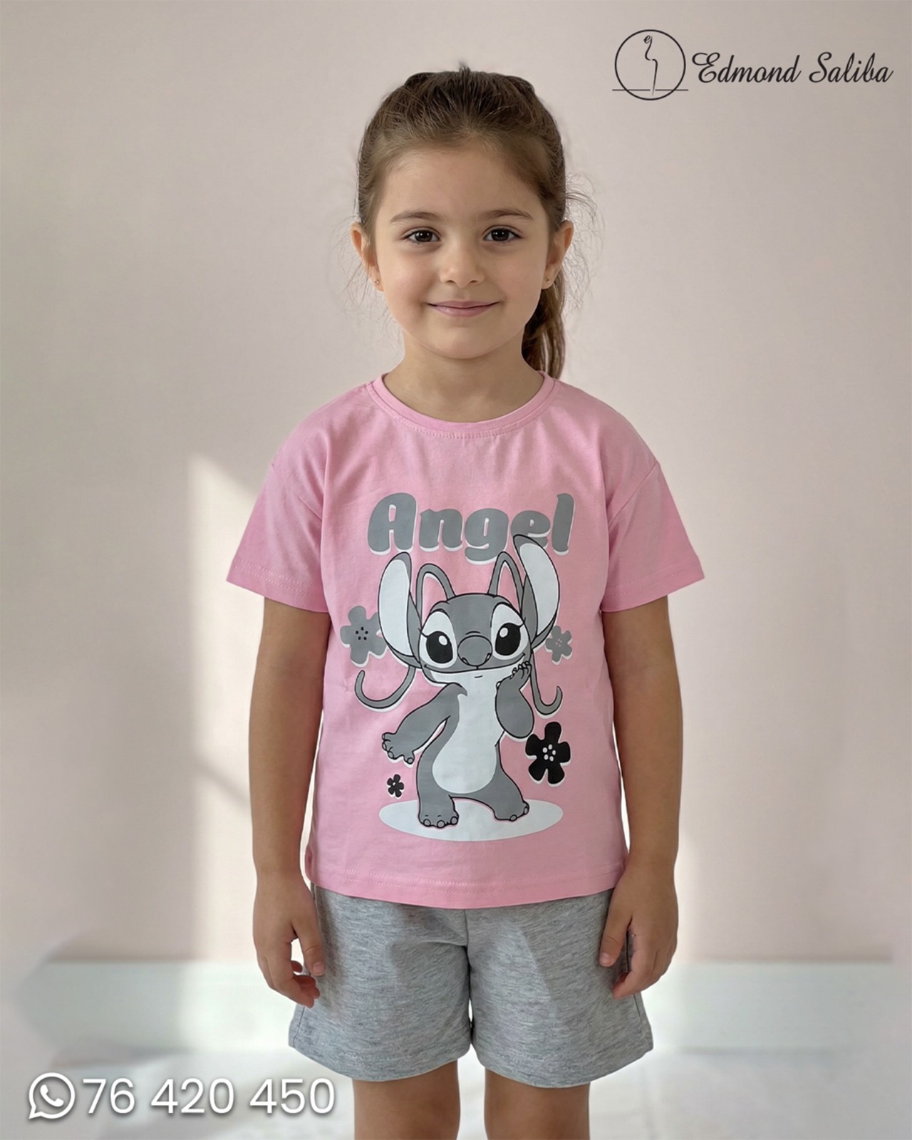 Pijamas kids girl short stitch