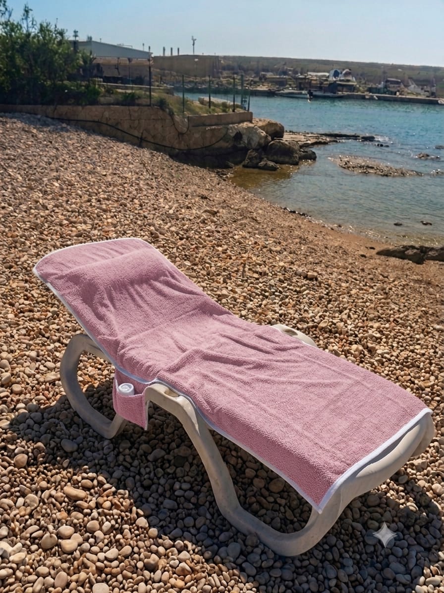 Lounge chair beach towels