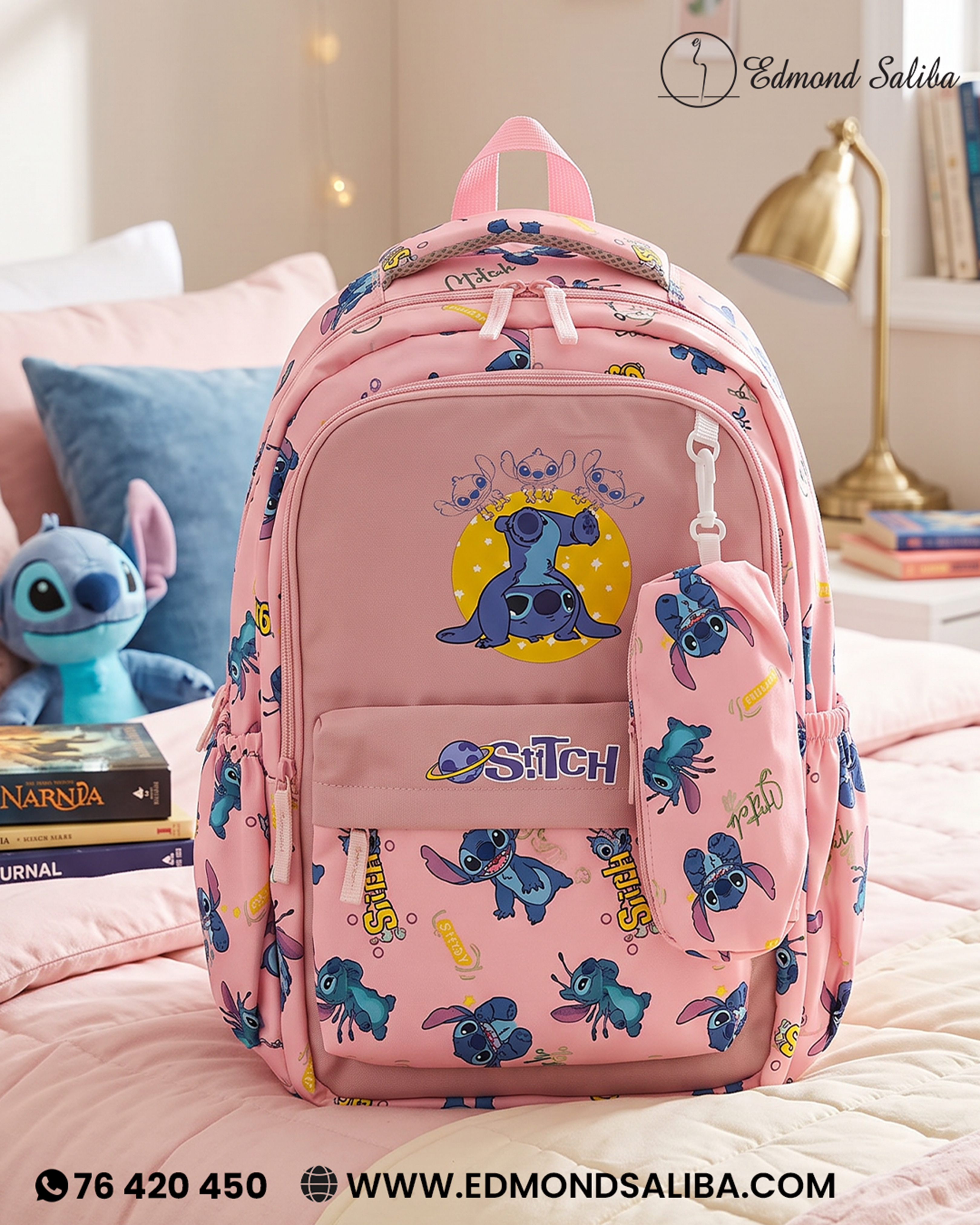 Backpack hello stitch